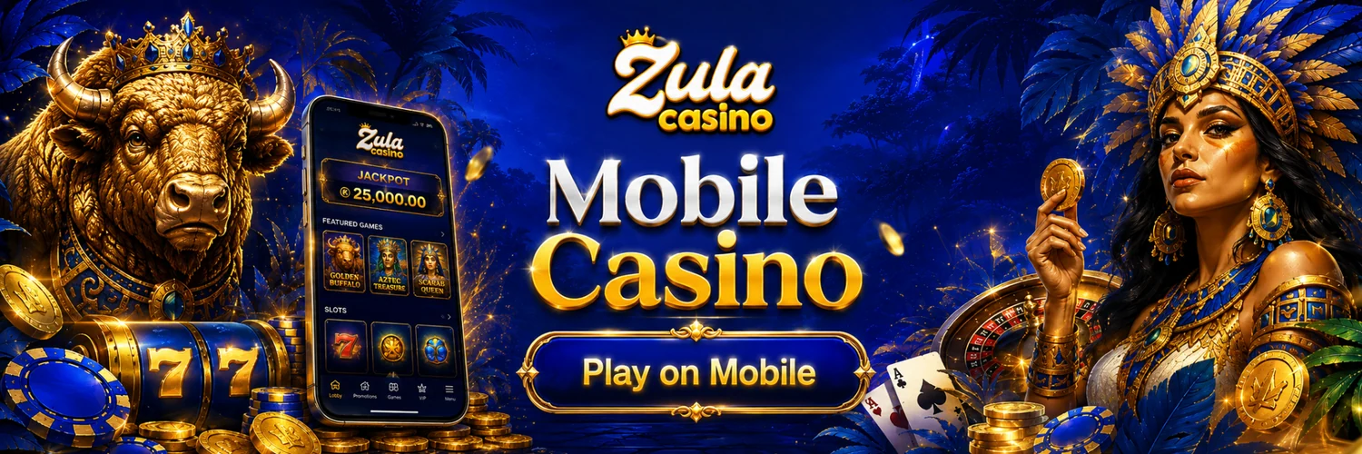 Zula Casino mobile app visual